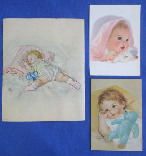 Vintage lot used baby - vintage,